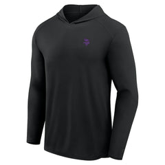 Minnesota Vikings Front Office Power Mono Long Sleeve Hoodie T-Shirt Black