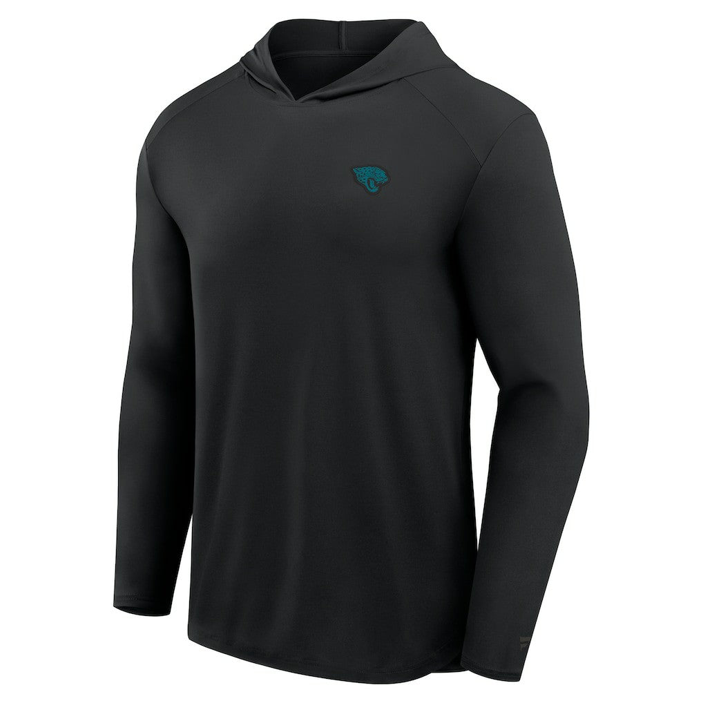 Jacksonville Jaguars Front Office Power Mono Long Sleeve Hoodie T-Shirt Black
