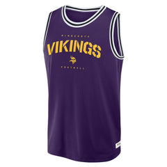 Minnesota Vikings Elements Future Ground Jersey Tank Top Purple