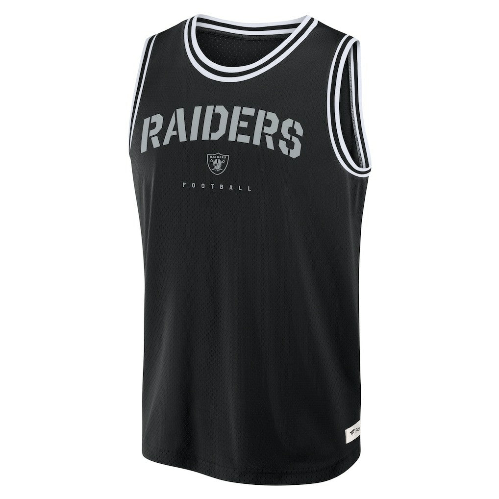 Las Vegas Raiders Elements Future Ground Jersey Tank Top Black