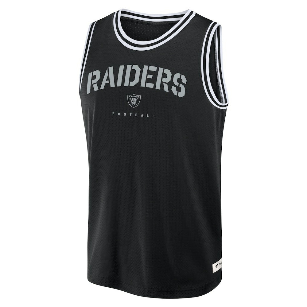 Las Vegas Raiders Elements Future Ground Jersey Tank Top Black