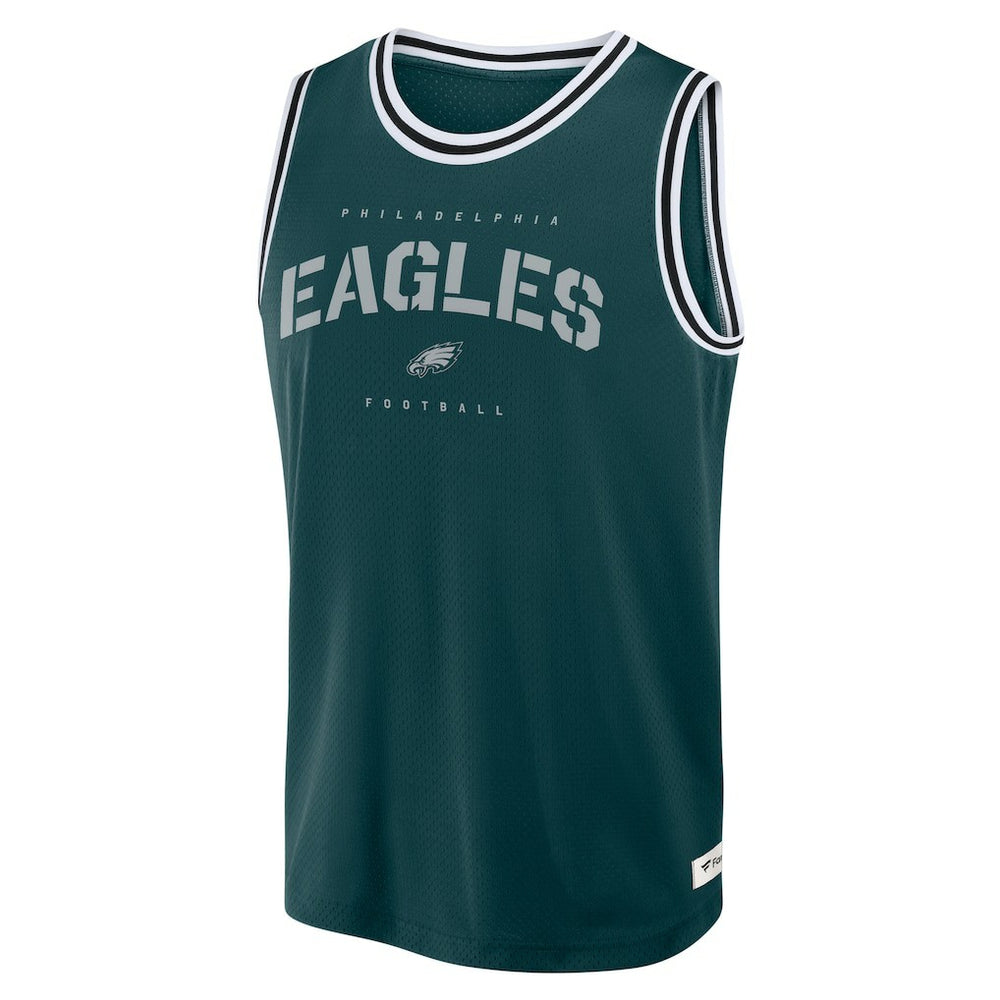 Philadelphia Eagles Elements Future Ground Jersey Tank Top Midnight Green