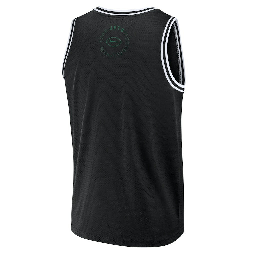 New York Jets Elements Future Ground Jersey Tank Top Black