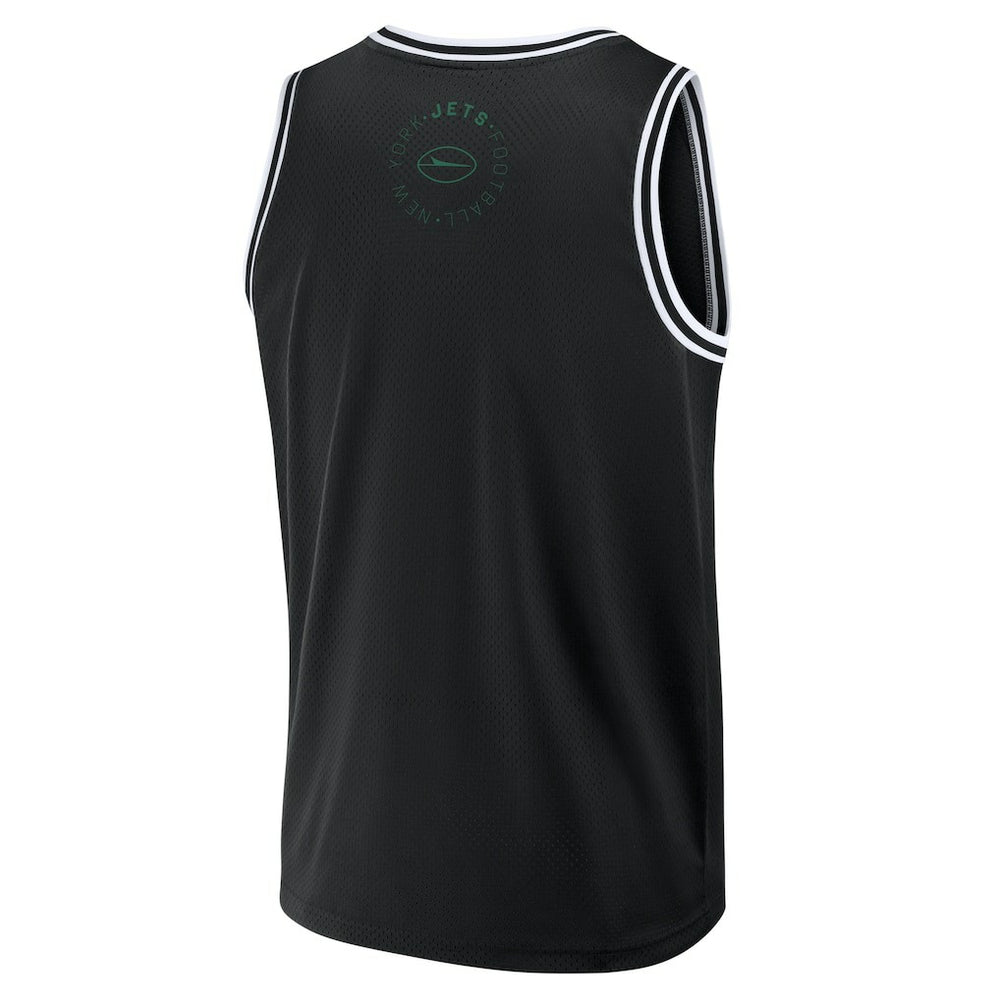 New York Jets Elements Future Ground Jersey Tank Top Black