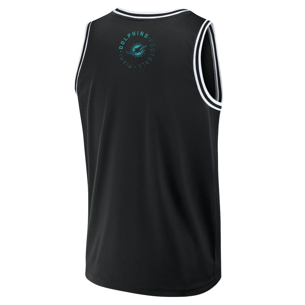 Miami Dolphins Elements Future Ground Jersey Tank Top Black