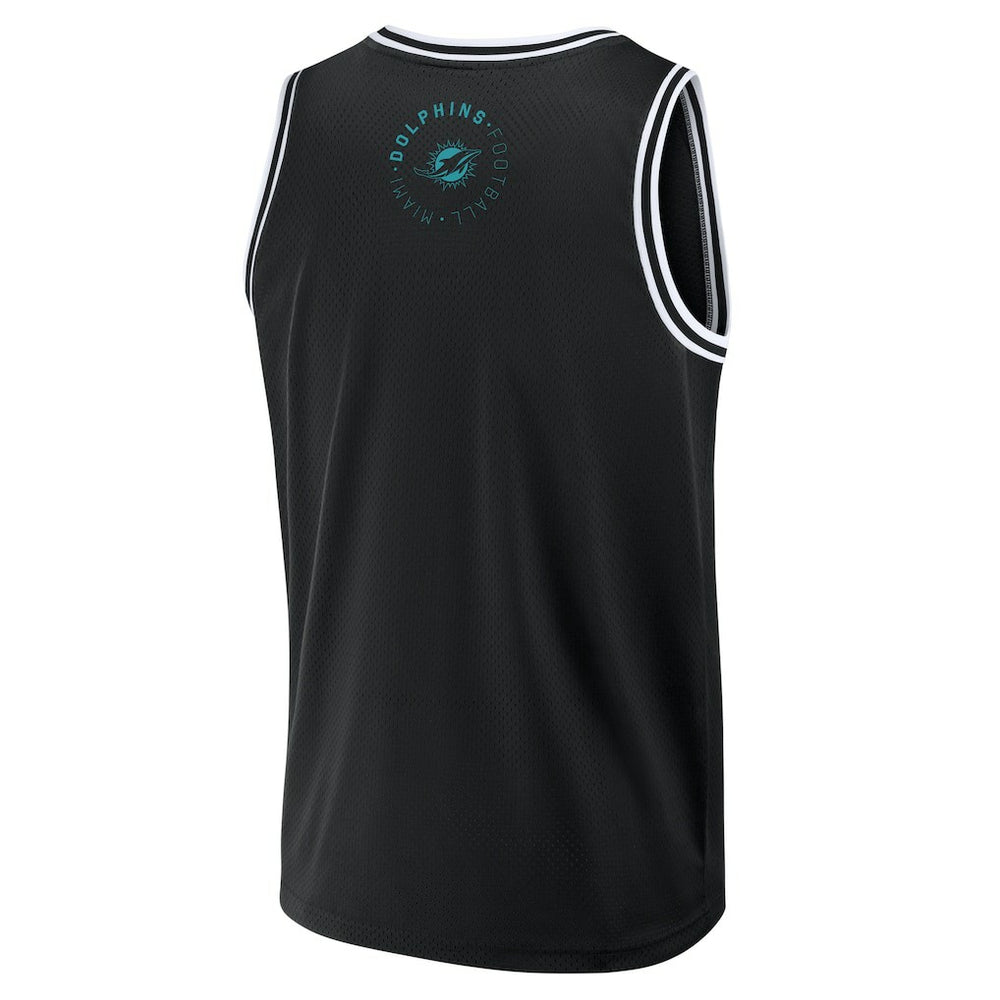 Miami Dolphins Elements Future Ground Jersey Tank Top Black