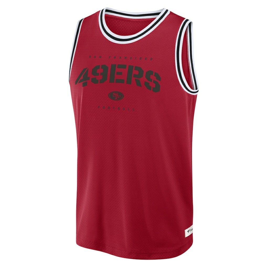 San Francisco 49ers Elements Future Ground Jersey Tank Top Scarlet