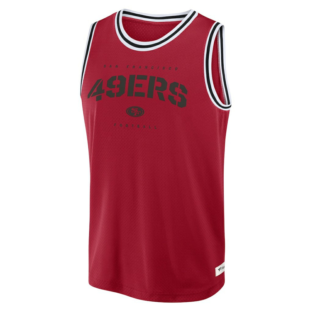 San Francisco 49ers Elements Future Ground Jersey Tank Top Scarlet