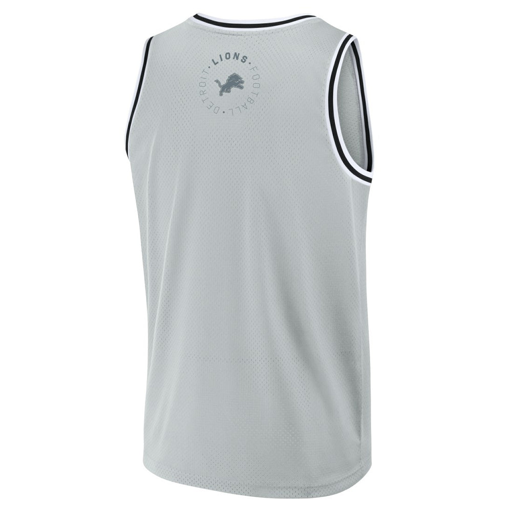 Detroit Lions Elements Future Ground Jersey Tank Top Silver