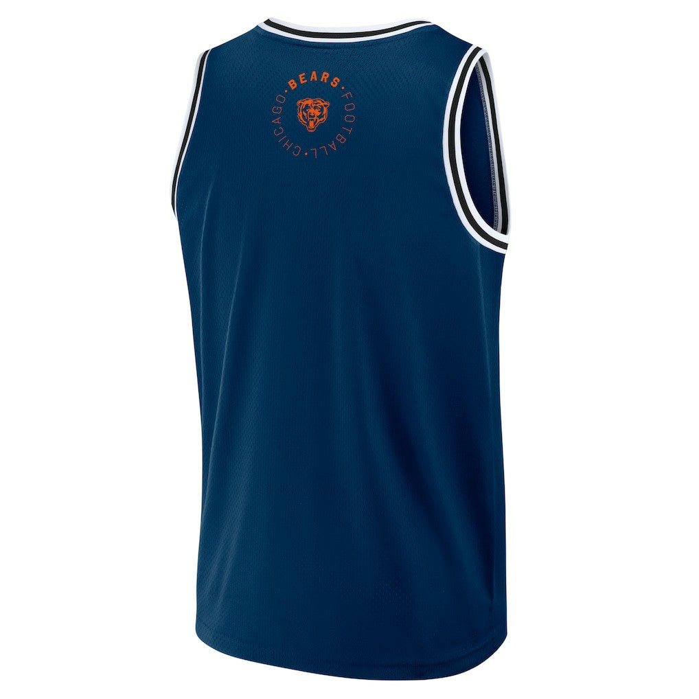 Chicago Bears Elements Future Ground Jersey Tank Top Navy