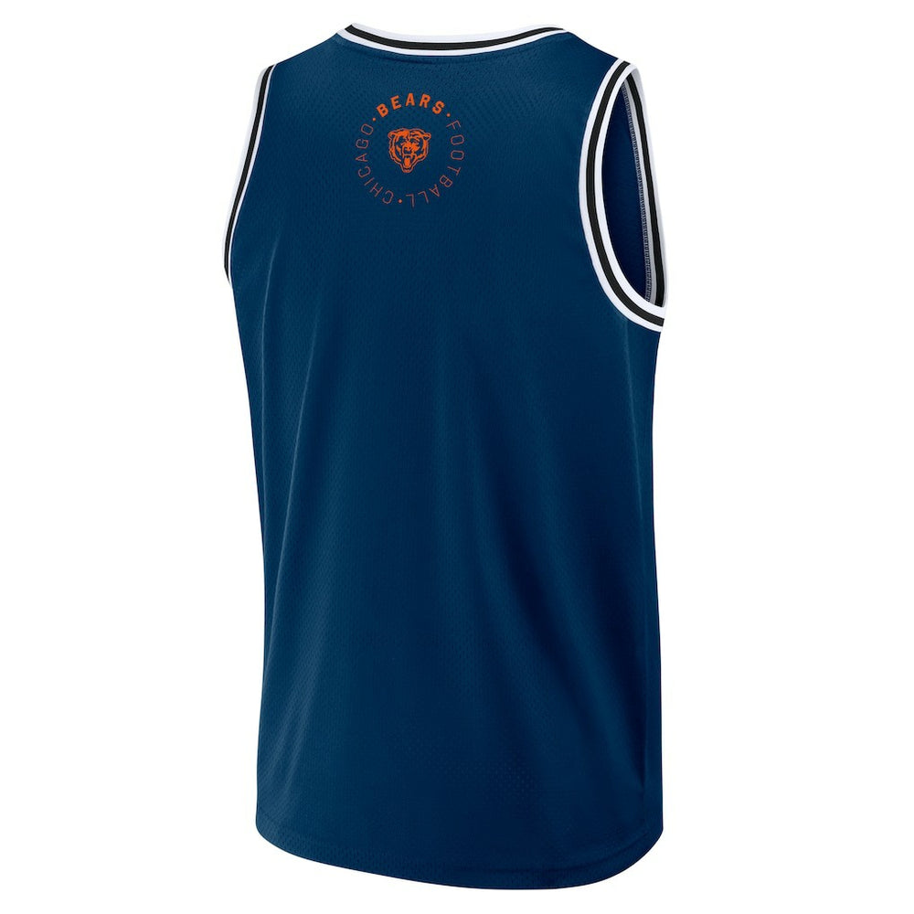 Chicago Bears Elements Future Ground Jersey Tank Top Navy