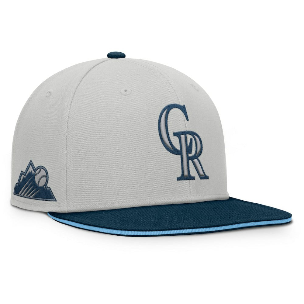Colorado Rockies Fanatics Knuckleball Snapback Hat - Gray Hats