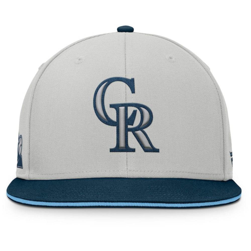 Colorado Rockies Fanatics Knuckleball Snapback Hat - Gray Hats