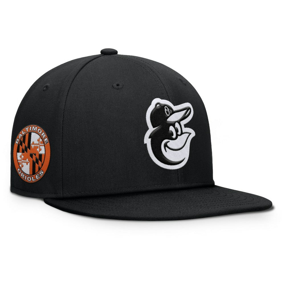 Baltimore Orioles Fanatics Walk-Off Bullpen Snapback Hat - Black Hats