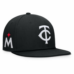 Minnesota Twins Fanatics Walk-Off Bullpen Snapback Hat - Black Hats