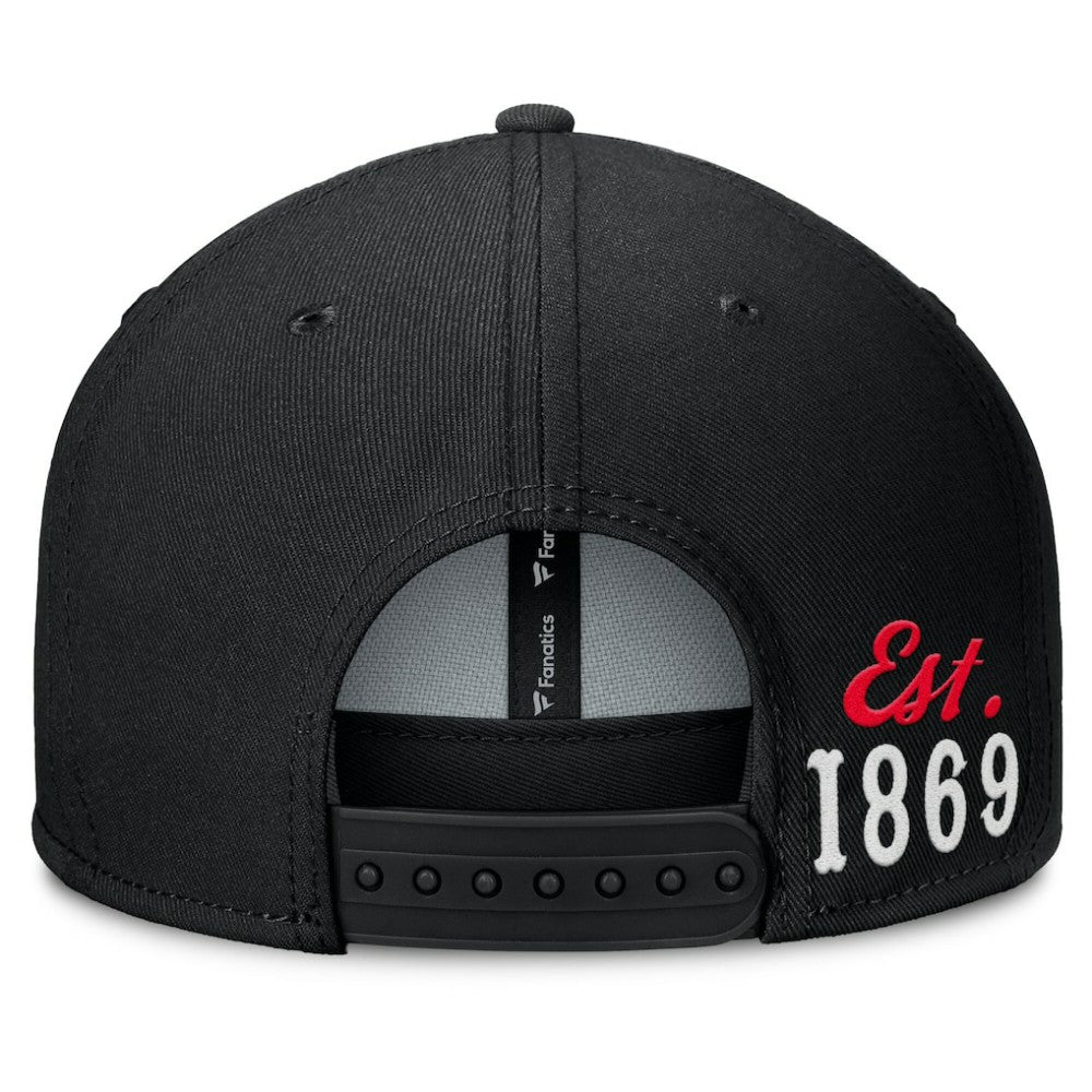 Cincinnati Reds Fanatics Walk-Off Bullpen Snapback Hat - Black Hats