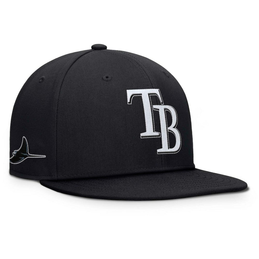 Tampa Bay Rays Fanatics Walk-Off Bullpen Snapback Hat - Black Hats