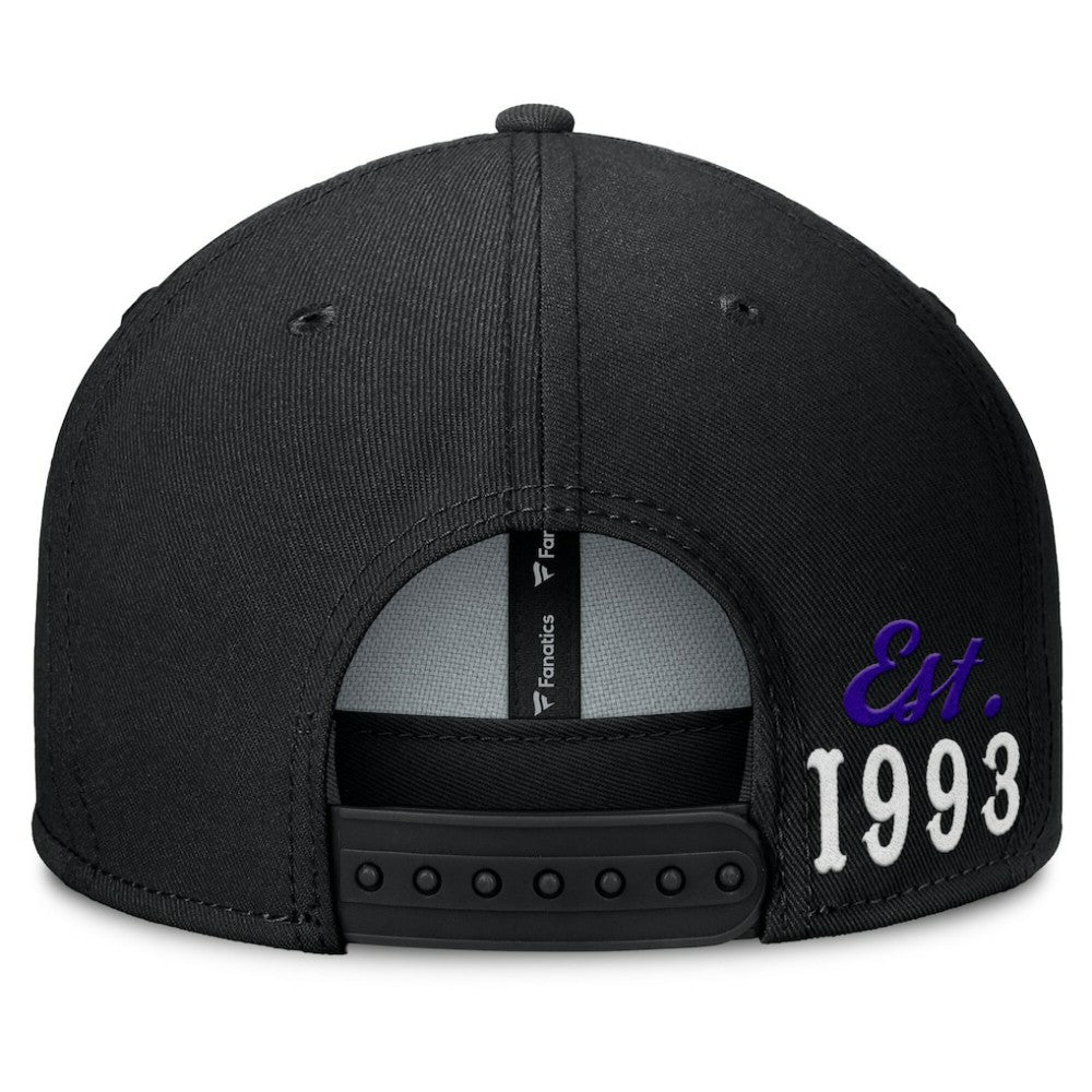 Colorado Rockies Fanatics Walk-Off Bullpen Snapback Hat - Black Hats