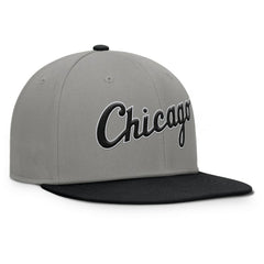 Chicago White Sox Fanatics Clubhouse Dugout Fitted Hat - Gray/Black Hats