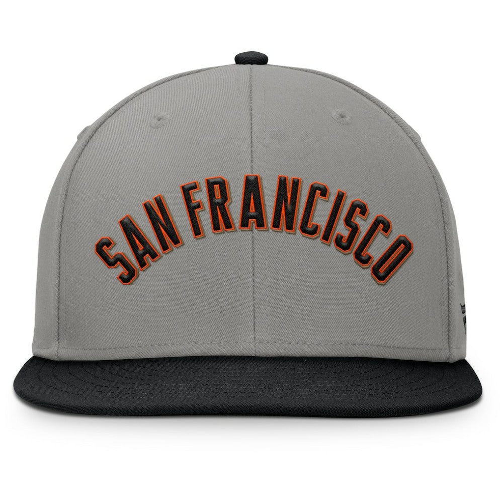 San Francisco Giants Fanatics Clubhouse Dugout Fitted Hat - Gray/Black Hats