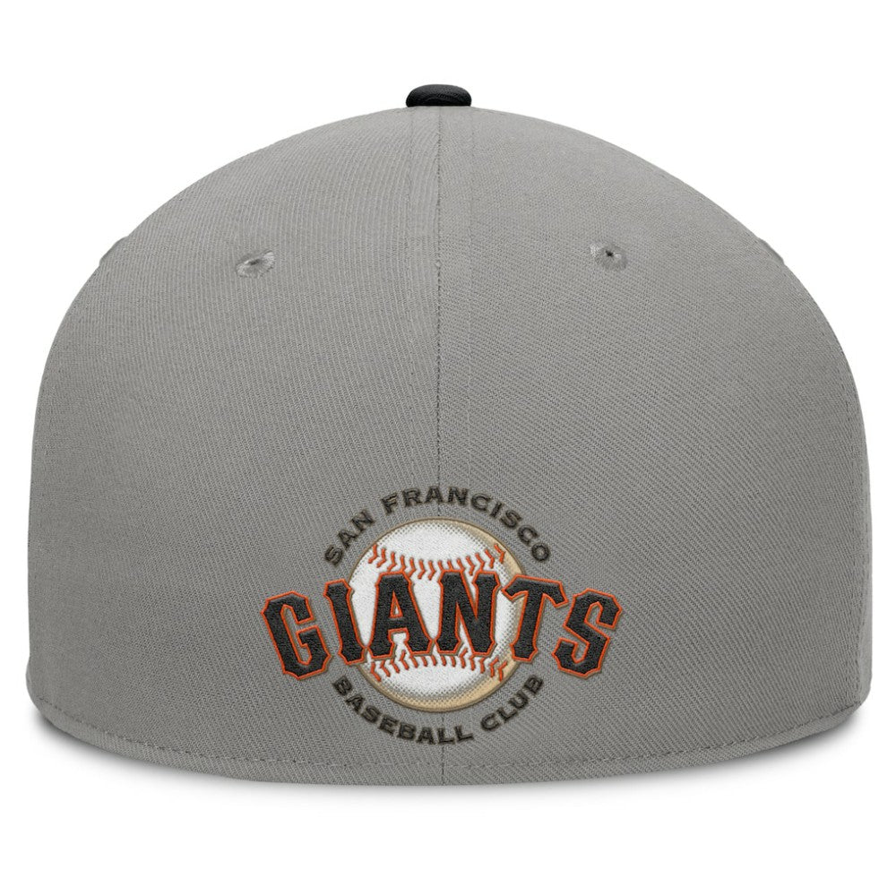San Francisco Giants Fanatics Clubhouse Dugout Fitted Hat - Gray/Black Hats