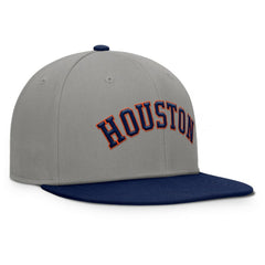 Houston Astros Fanatics Clubhouse Dugout Fitted Hat - Gray/Navy Hats