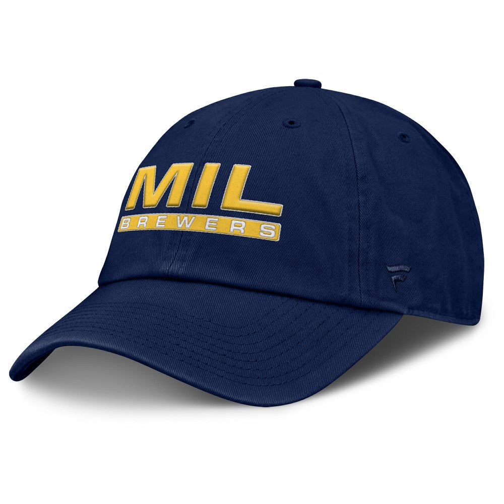 Milwaukee Brewers Fanatics Women's Fly Out Adjustable Hat - Navy Hats