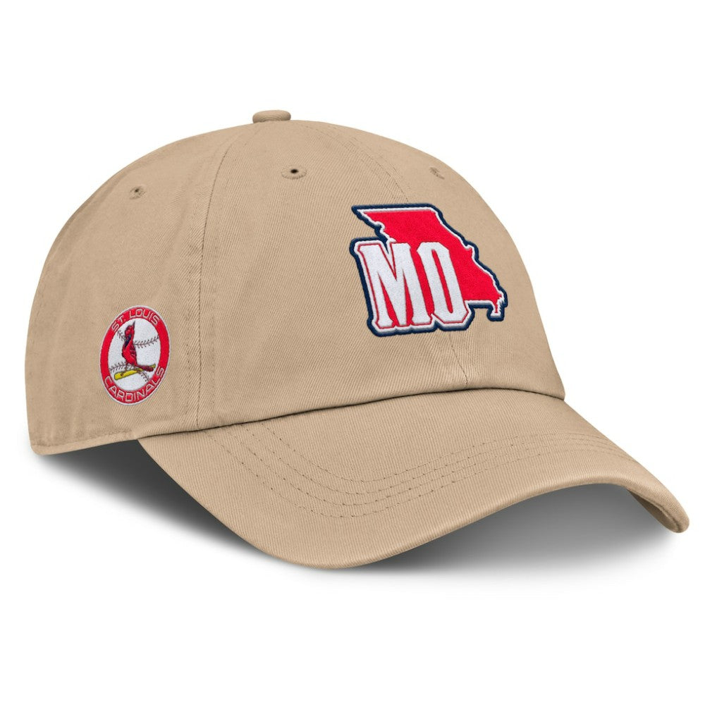 St. Louis Cardinals Fanatics Women's Cooperstown Collection Adjustable Hat - Tan Hats