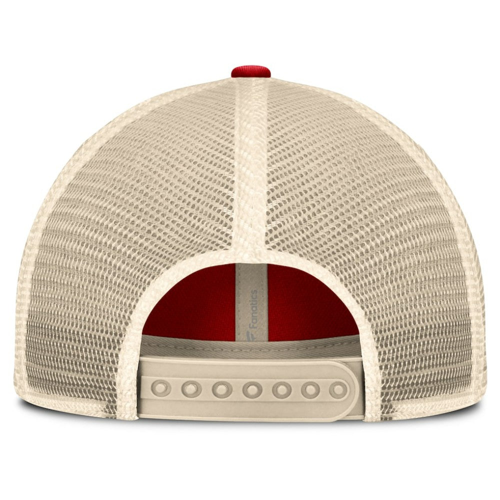 St. Louis Cardinals Fanatics Cooperstown Collection Eastbound Mesh Adjustable Hat - Red/Natural Hats