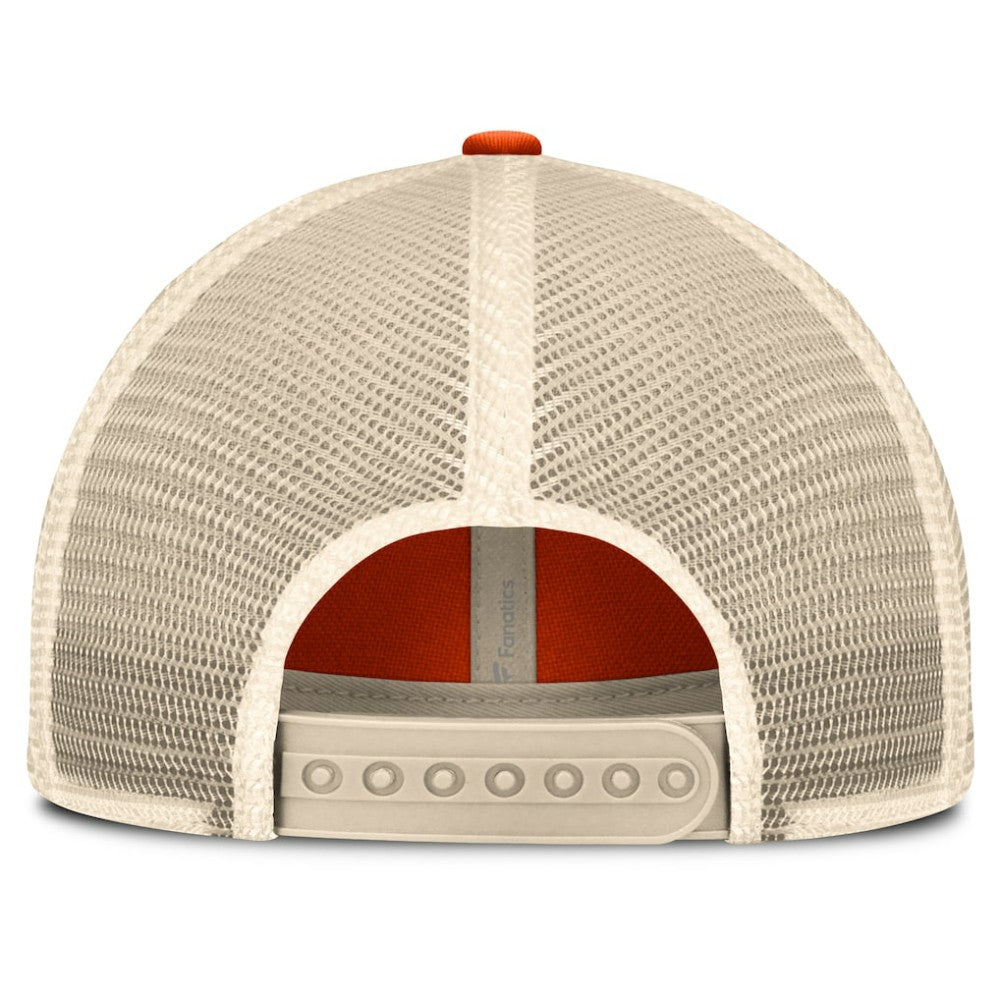 Houston Astros Fanatics Cooperstown Collection Eastbound Mesh Adjustable Hat - Orange/Natural Hats