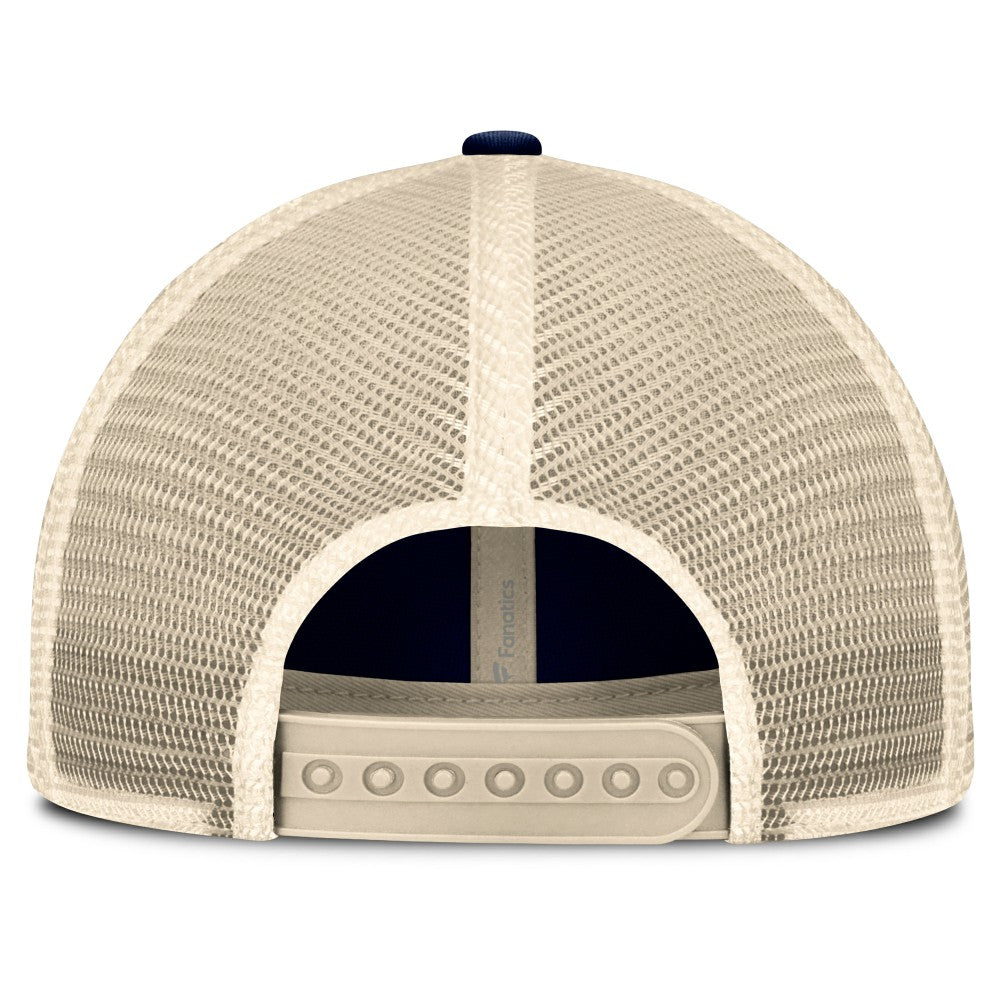 Minnesota Twins Fanatics Cooperstown Collection Eastbound Mesh Adjustable Hat - Navy/Natural Hats