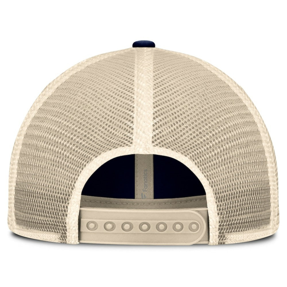 New York Yankees Fanatics Cooperstown Collection Eastbound Mesh Adjustable Hat - Navy/Natural Hats
