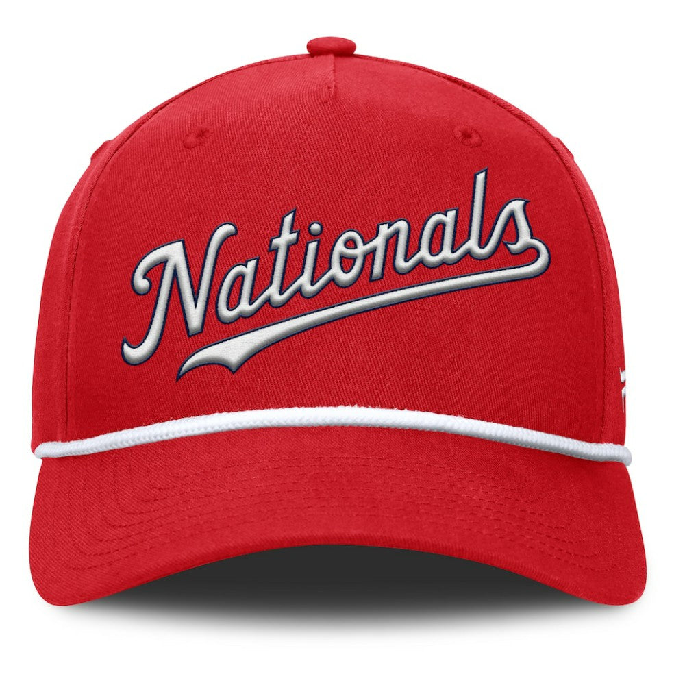 Washington Nationals Fanatics Clubhouse Foul Ball A-Frame Adjustable Hat - Red Hats