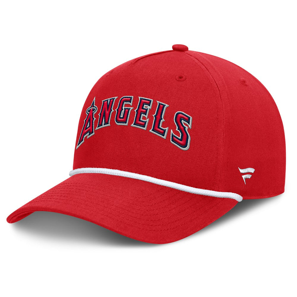 Los Angeles Angels Fanatics Clubhouse Foul Ball A-Frame Adjustable Hat - Red Hats