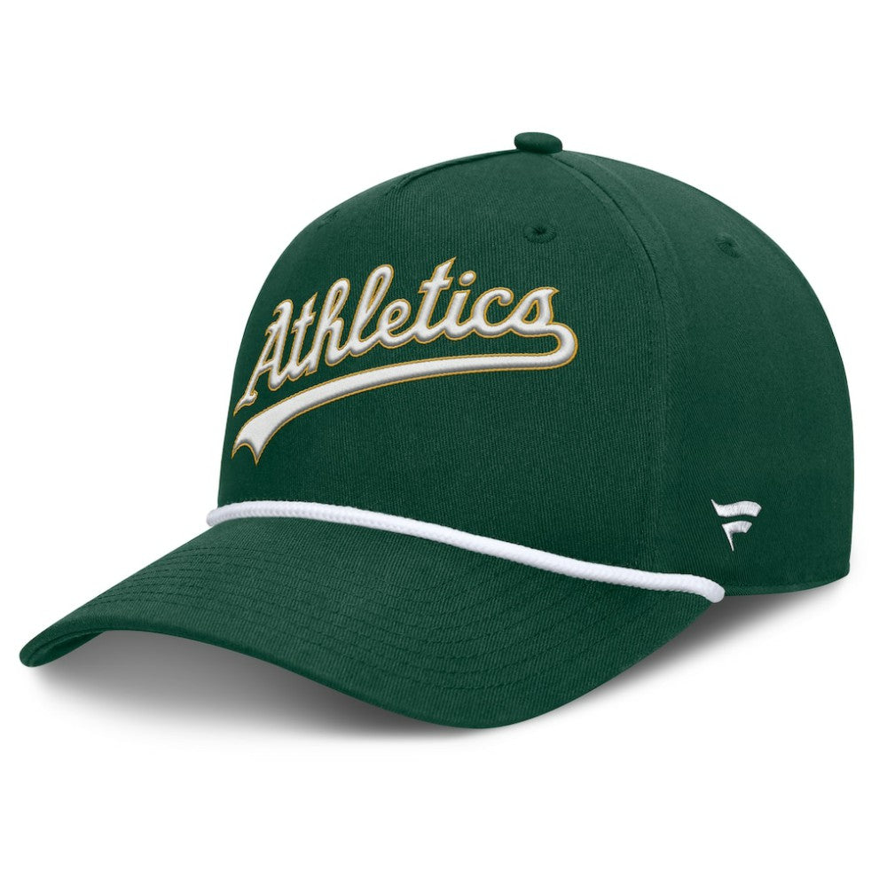 Athletics Fanatics Clubhouse Foul Ball A-Frame Adjustable Hat - Green Hats