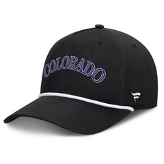Colorado Rockies Fanatics Clubhouse Foul Ball A-Frame Adjustable Hat - Black Hats