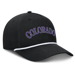 Colorado Rockies Fanatics Clubhouse Foul Ball A-Frame Adjustable Hat - Black Hats