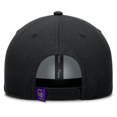 Colorado Rockies Fanatics Clubhouse Foul Ball A-Frame Adjustable Hat - Black Hats