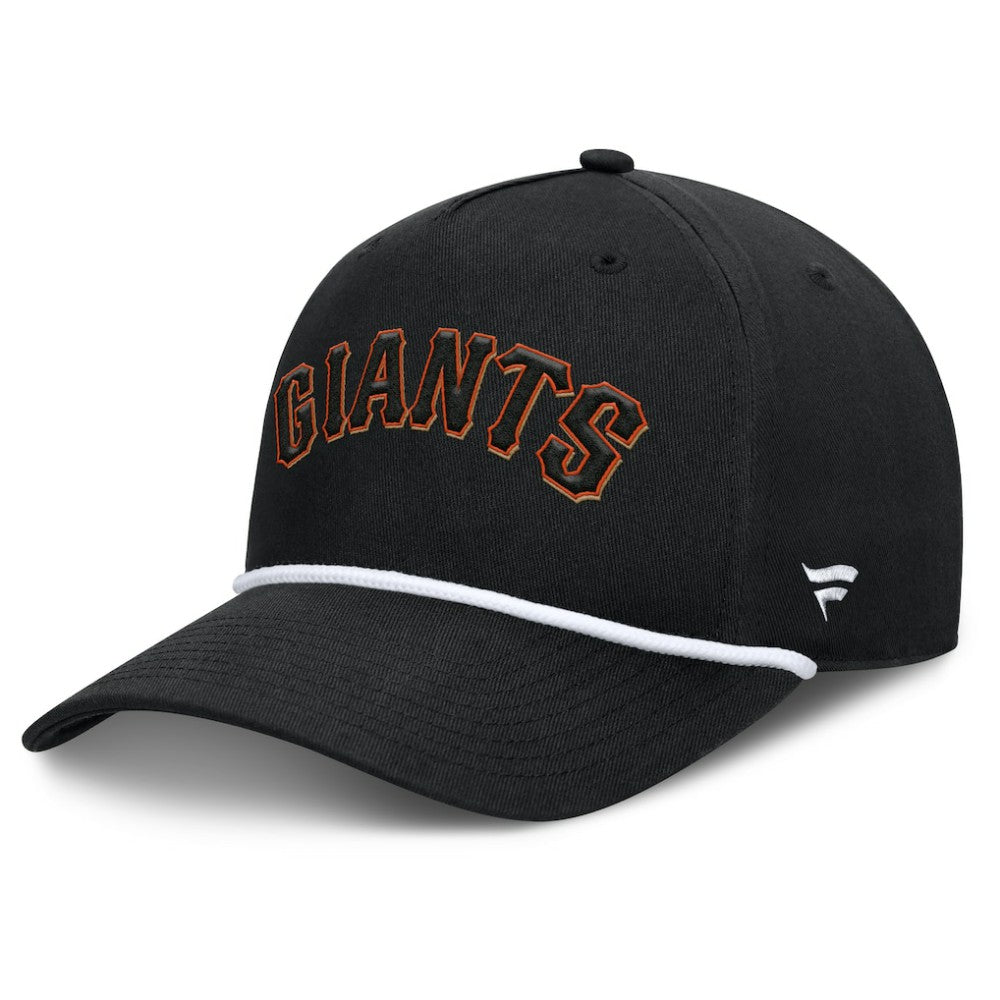 San Francisco Giants Fanatics Clubhouse Foul Ball A-Frame Adjustable Hat - Black Hats
