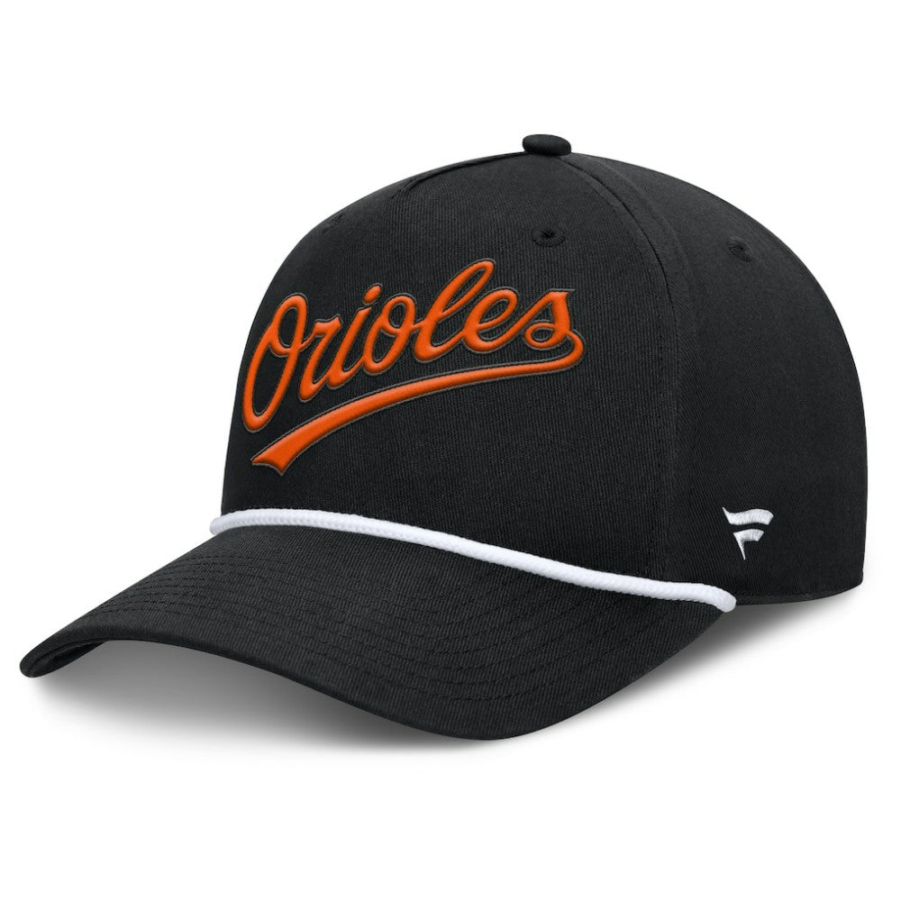 Baltimore Orioles Fanatics Clubhouse Foul Ball A-Frame Adjustable Hat - Black Hats