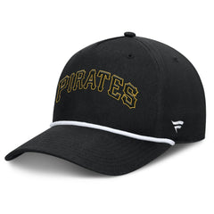 Pittsburgh Pirates Fanatics Clubhouse Foul Ball A-Frame Adjustable Hat - Black Hats