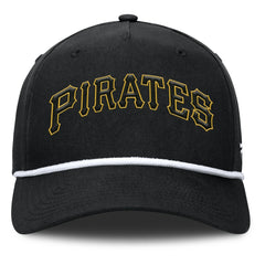 Pittsburgh Pirates Fanatics Clubhouse Foul Ball A-Frame Adjustable Hat - Black Hats