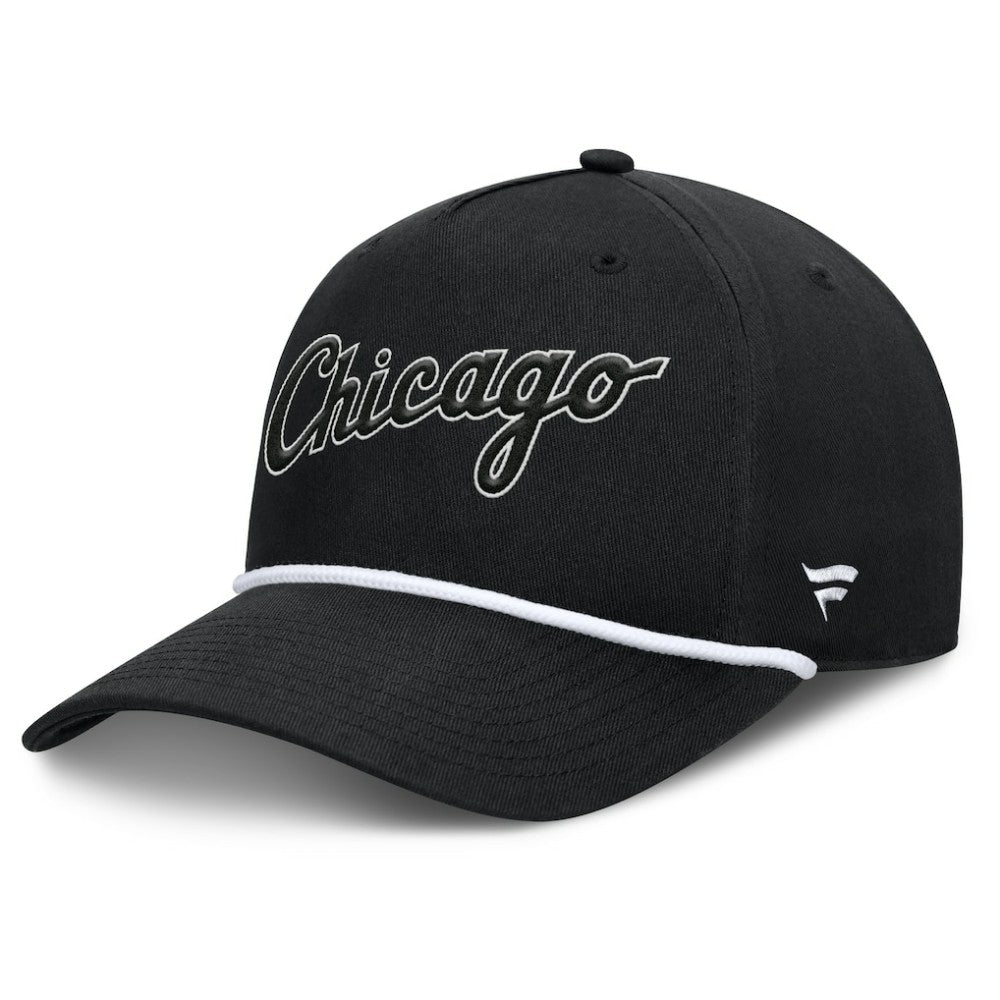 Chicago White Sox Fanatics Clubhouse Foul Ball A-Frame Adjustable Hat - Black Hats