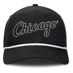 Chicago White Sox Fanatics Clubhouse Foul Ball A-Frame Adjustable Hat - Black Hats