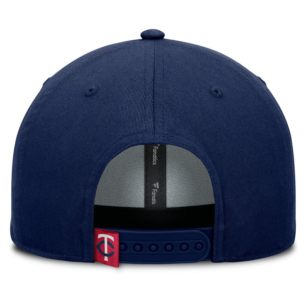 Minnesota Twins Fanatics Clubhouse Foul Ball A-Frame Adjustable Hat - Navy Hats