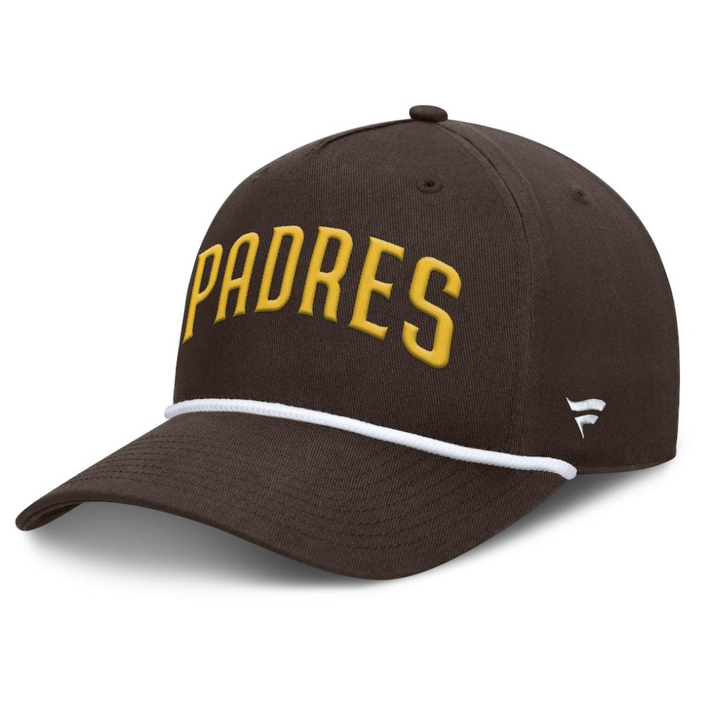San Diego Padres Fanatics Clubhouse Foul Ball A-Frame Adjustable Hat - Brown Hats