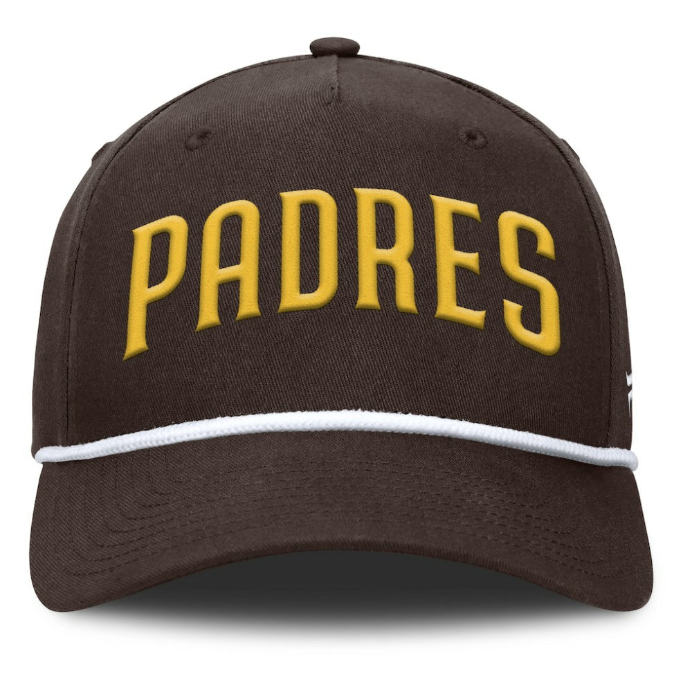 San Diego Padres Fanatics Clubhouse Foul Ball A-Frame Adjustable Hat - Brown Hats