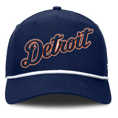 Detroit Tigers Fanatics Clubhouse Foul Ball A-Frame Adjustable Hat - Navy Hats