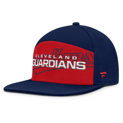 Cleveland Guardians Fanatics Clubhouse Splitter Snapback Hat - Navy/Red Hats