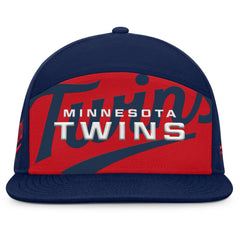Minnesota Twins Fanatics Clubhouse Splitter Snapback Hat - Navy/Red Hats